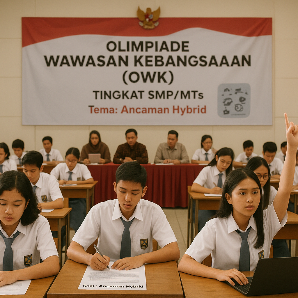 Olimpiade Wawasan Kebangsaan Tingkat SMP/MTs Digelar Serenta...
