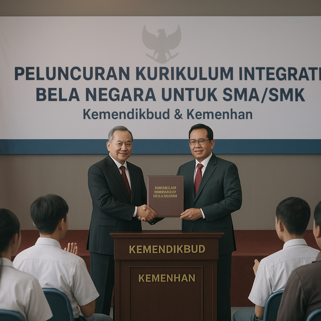 Kemendikbud dan Kemenhan Launching Kurikulum Integratif Bela...