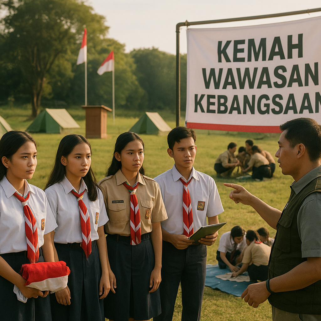 Pelajar SMA Ikuti Kemah Wawasan Kebangsaan, Belajar Kepemimp...