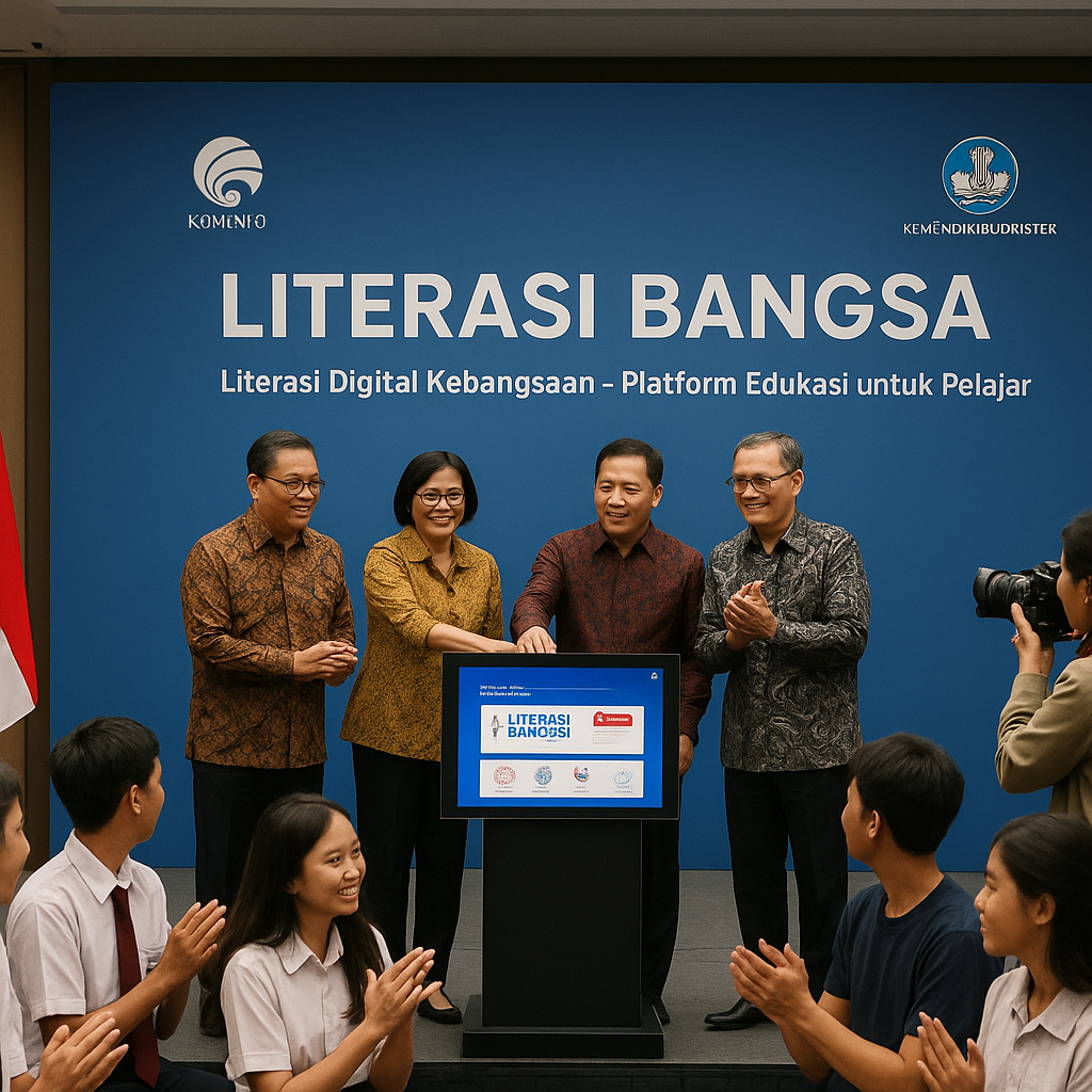 Literasi Digital Kebangsaan: Kominfo dan Kemendikbud Luncurk...