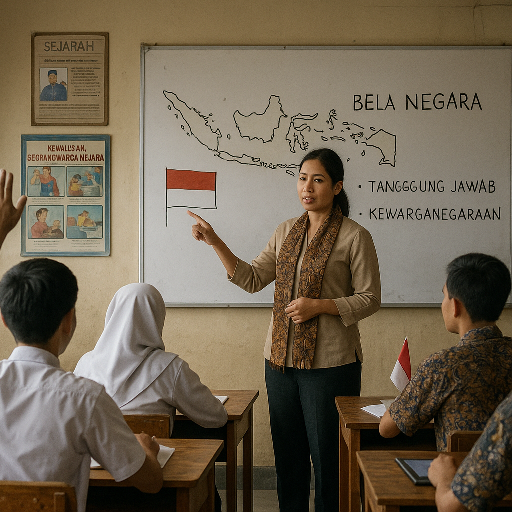Kurikulum Bela Negara Diintegrasikan ke Mata Pelajaran Sejar...