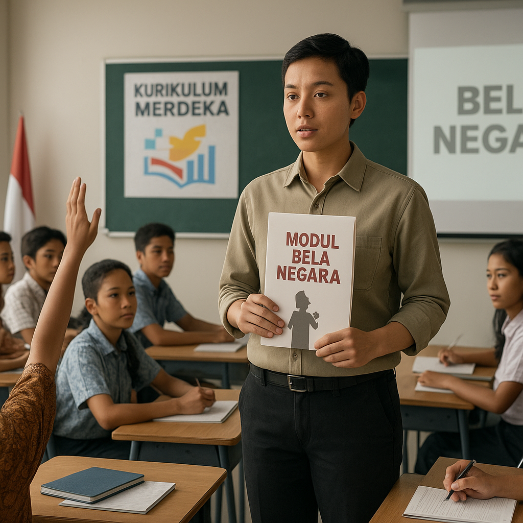 Kemendikbudristek Integrasikan Modul Bela Negara ke dalam Ku...