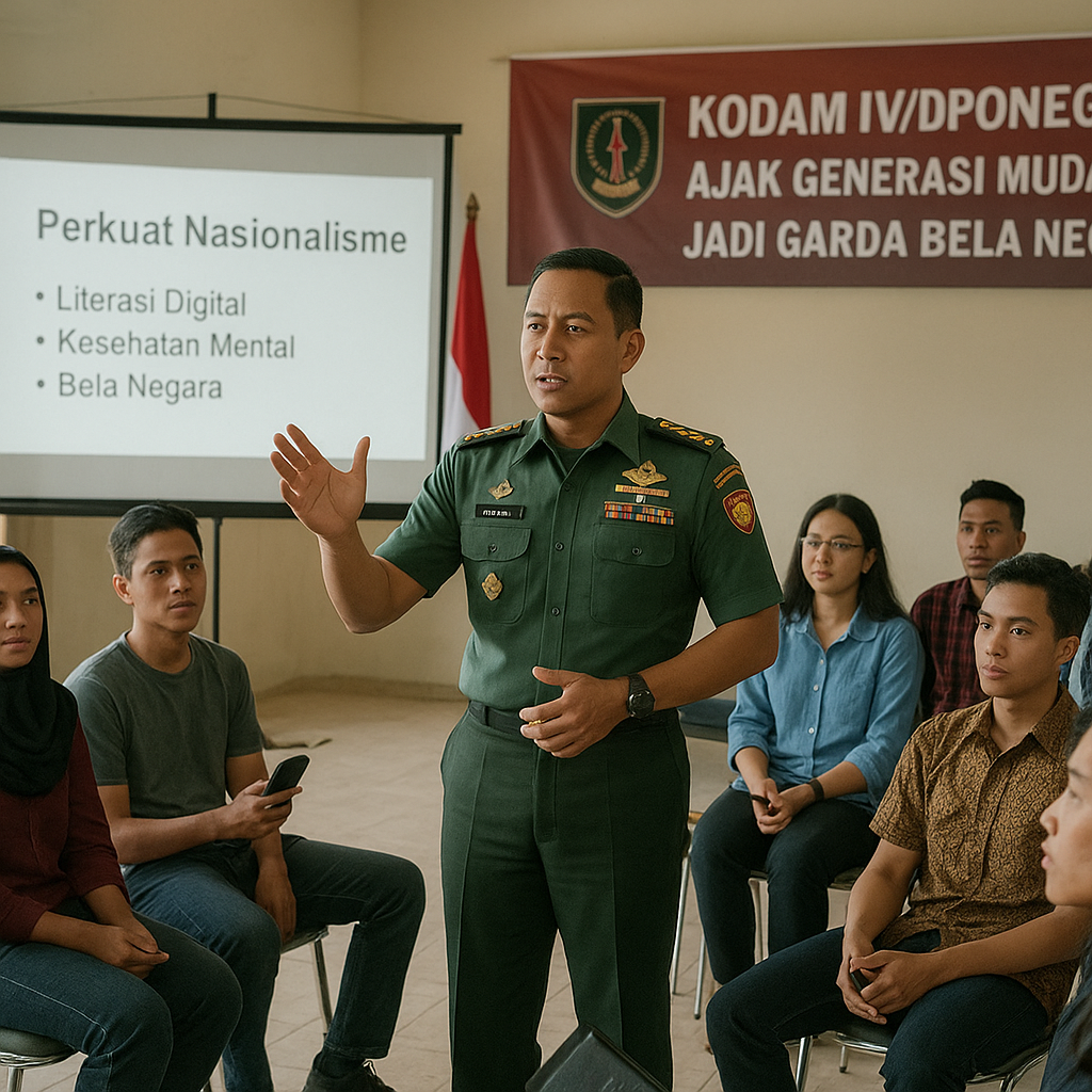 Perkuat Nasionalisme, Kodam IV/Diponegoro Ajak Generasi Muda...