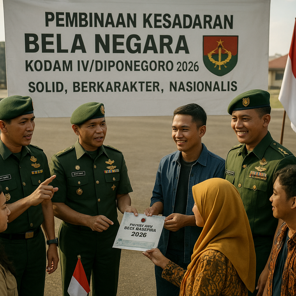 Perkuat Nasionalisme, Kodam IV/Diponegoro Ajak Generasi Muda...