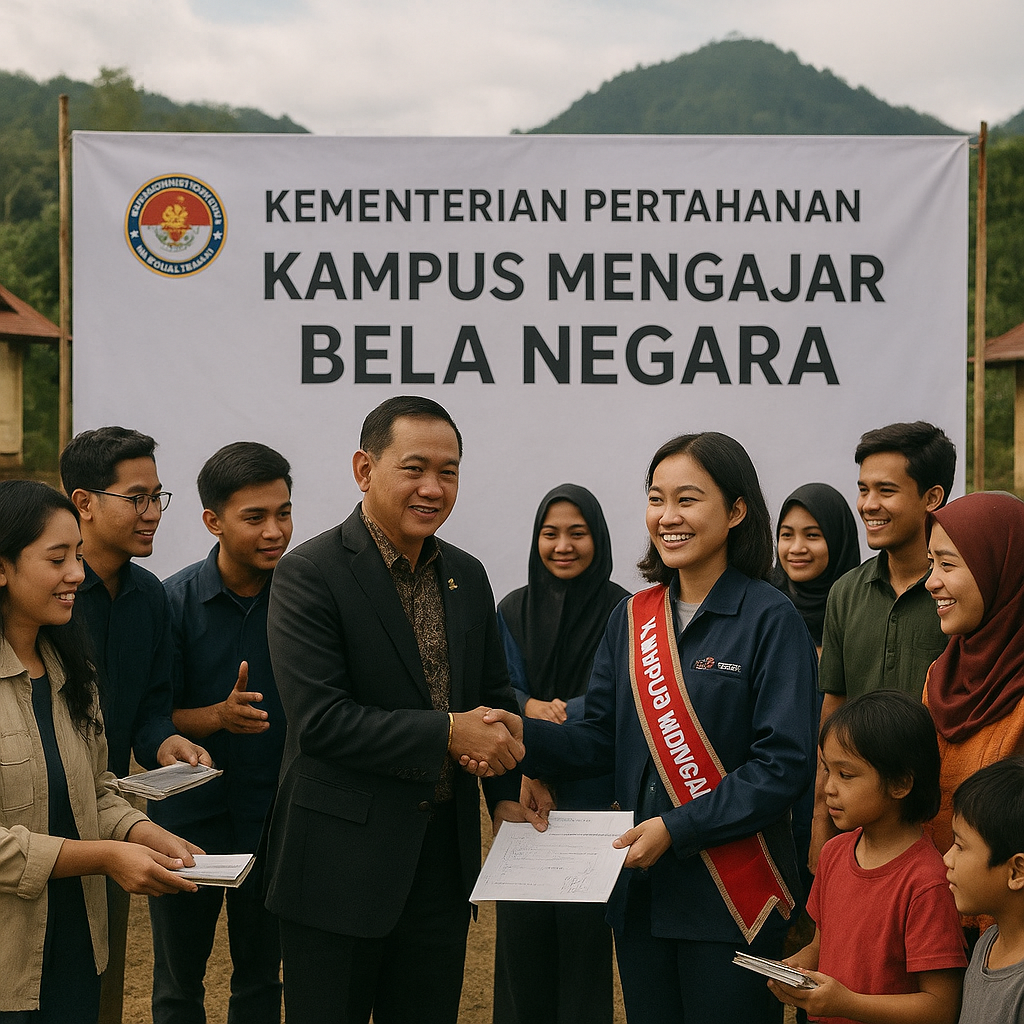 Kementerian Pertahanan Luncurkan Program 'Kampus Mengajar Bela Negara' untuk Mahasiswa