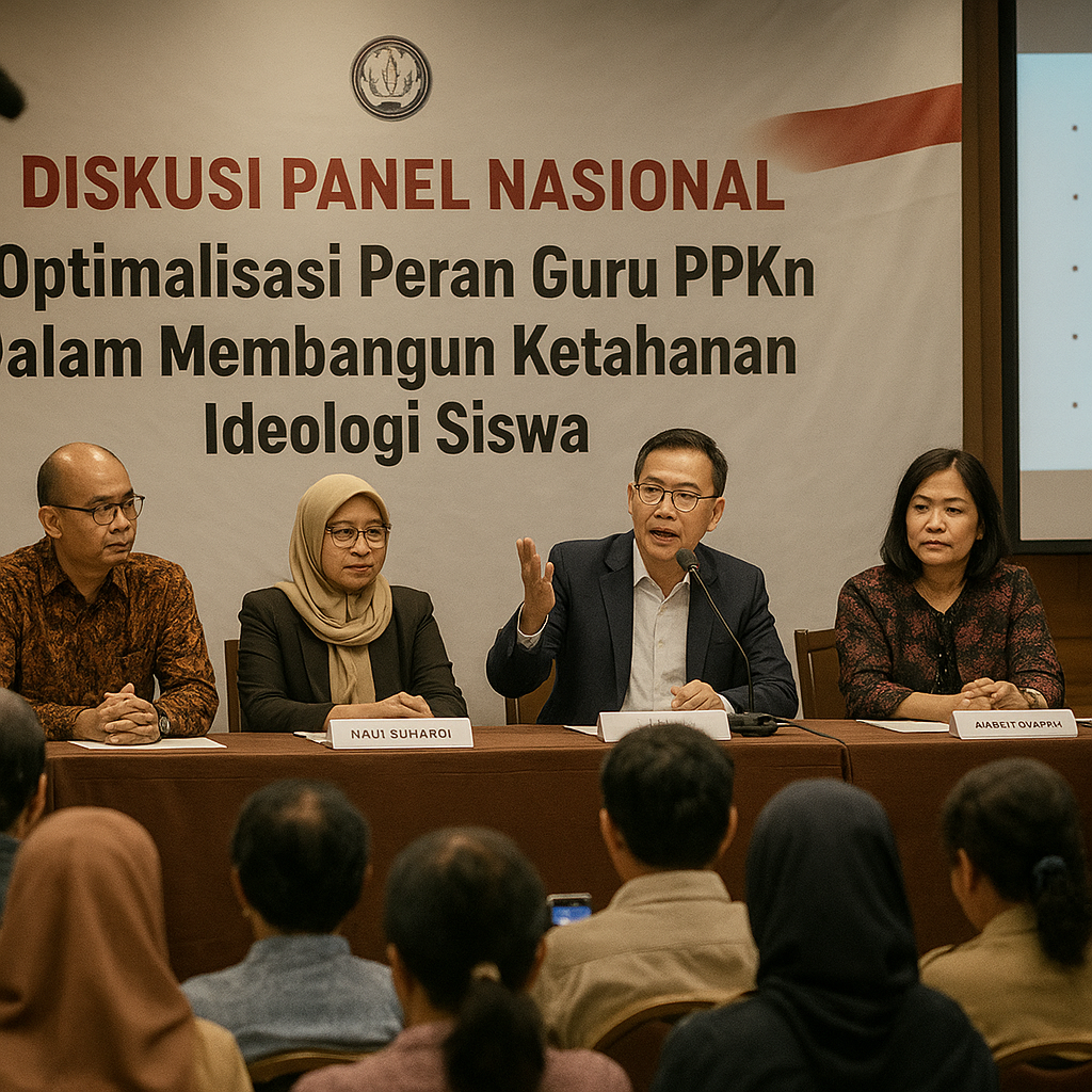 Diskusi Panel Nasional: Optimalisasi Peran Guru PPKn dalam M...