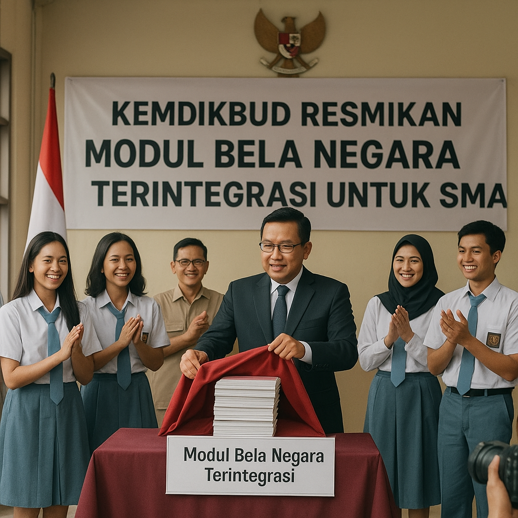 Kemdikbud Resmikan Modul Bela Negara Terintegrasi untuk SMA