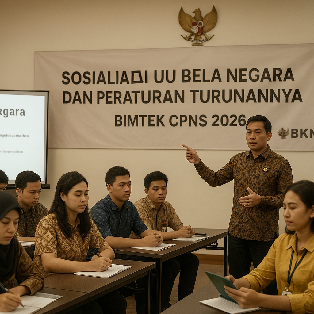 Sosialisasi UU Bela Negara dan Peraturan Turunannya Masuk da...