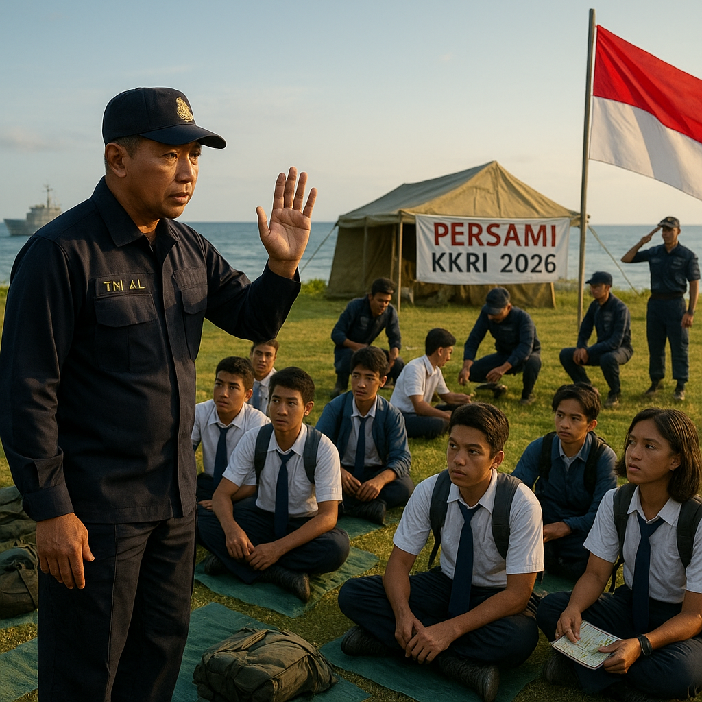 Koarmada II Perkuat Jiwa Nasionalisme Generasi Muda dalam Pe...
