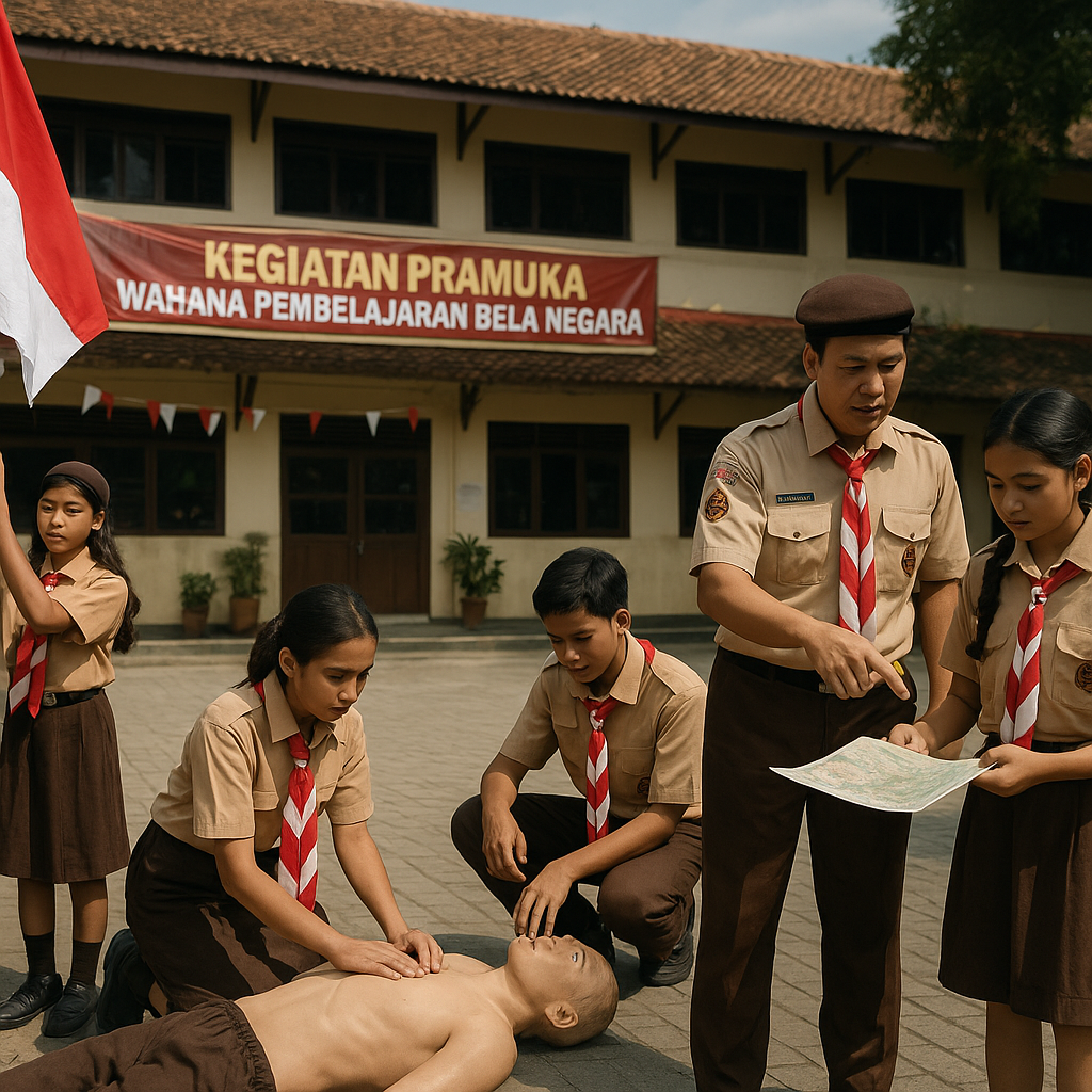 Kegiatan Pramuka Jadi Wahana Utama Pembelajaran Bela Negara...