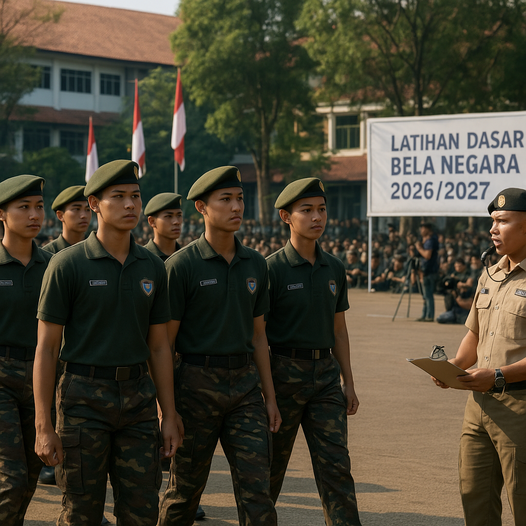 Resimen Mahasiswa Gelar Latihan Dasar Bela Negara bagi Mahas...