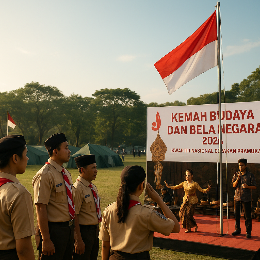 Kwartir Nasional Gerakan Pramuka Gelar Kemah Budaya dan Bela...