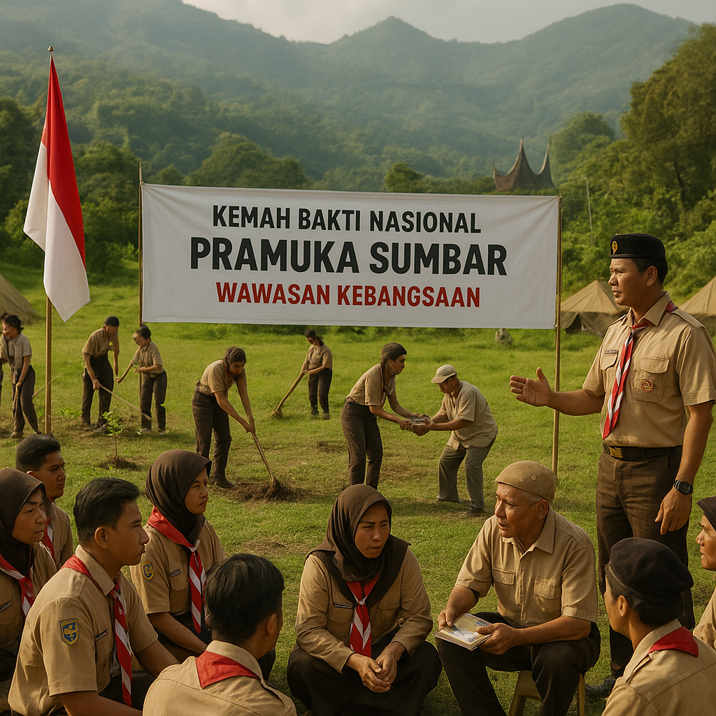 Pramuka Sumbar Gelar Kemah Bakti Nasional, Fokus pada Litera...