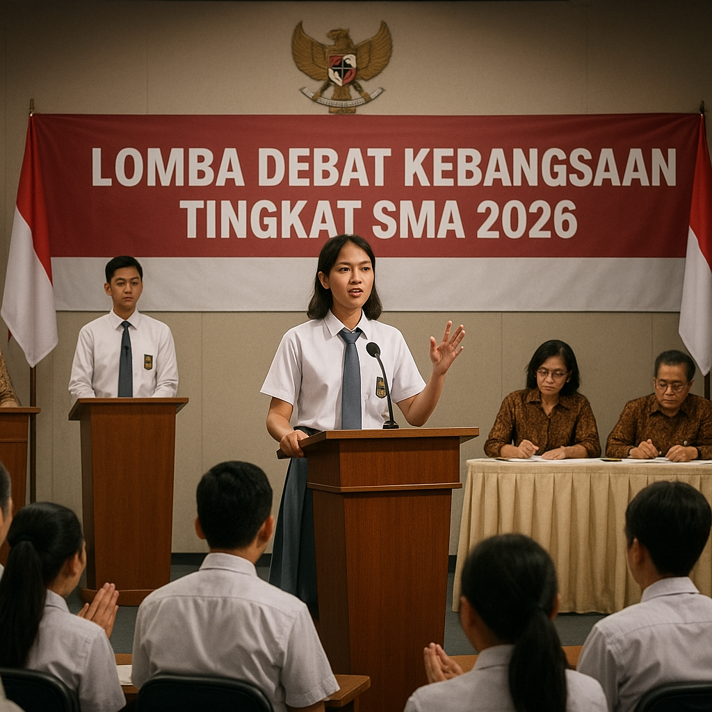Lomba Debat Kebangsaan Tingkat SMA 2026 Ajak Pelajar Analisi...