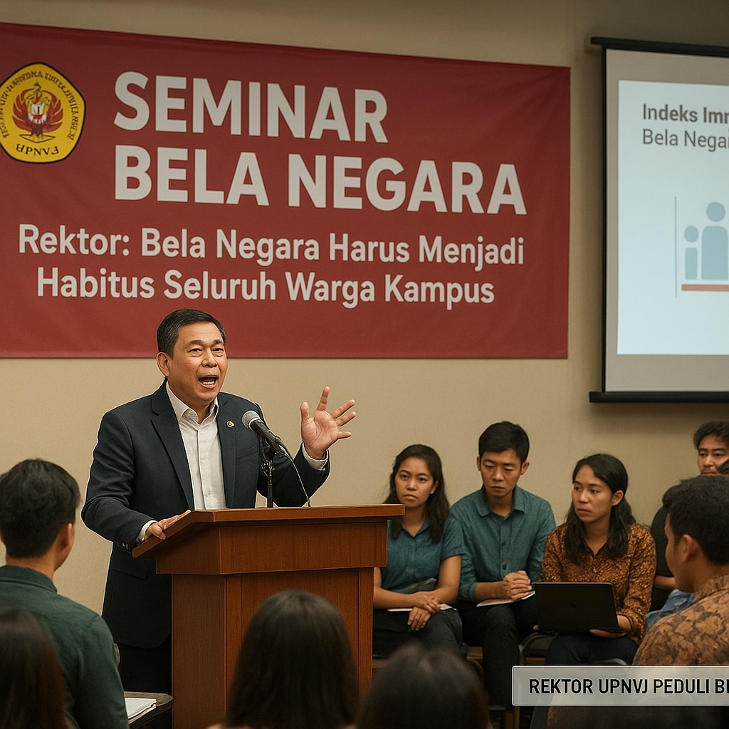 Seminar Bela Negara, Rektor: Bela Negara Harus Menjadi Habitus Seluruh Warga Kampus