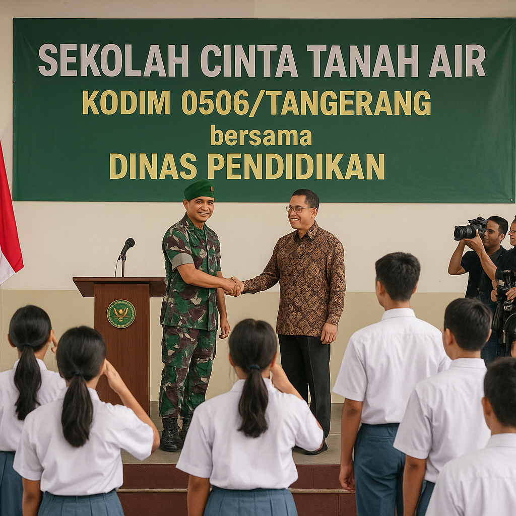 Kodim 0506/Tangerang Luncurkan Program 'Sekolah Cinta Tanah Air' untuk Tingkat SMP dan SMA