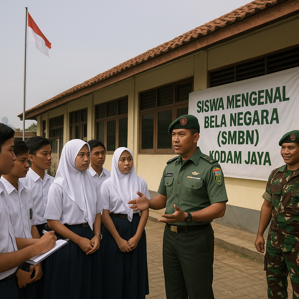 Kodam Jaya Buka Program 'Siswa Mengenal Bela Negara' untuk Sekolah di Jabodetabek