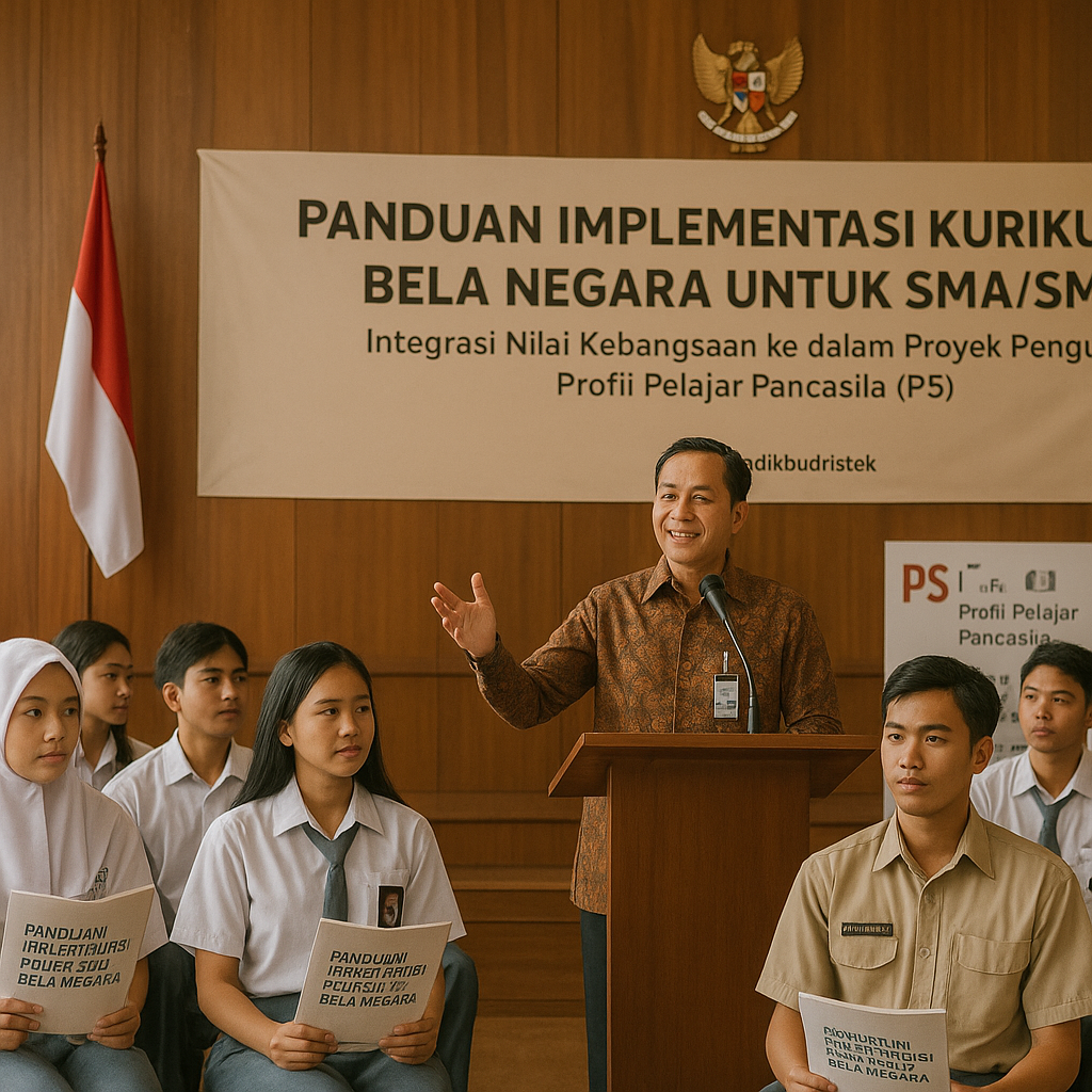 Kemendikbud Rilis Panduan Kurikulum Bela Negara untuk Jenjang SMA/SMK
