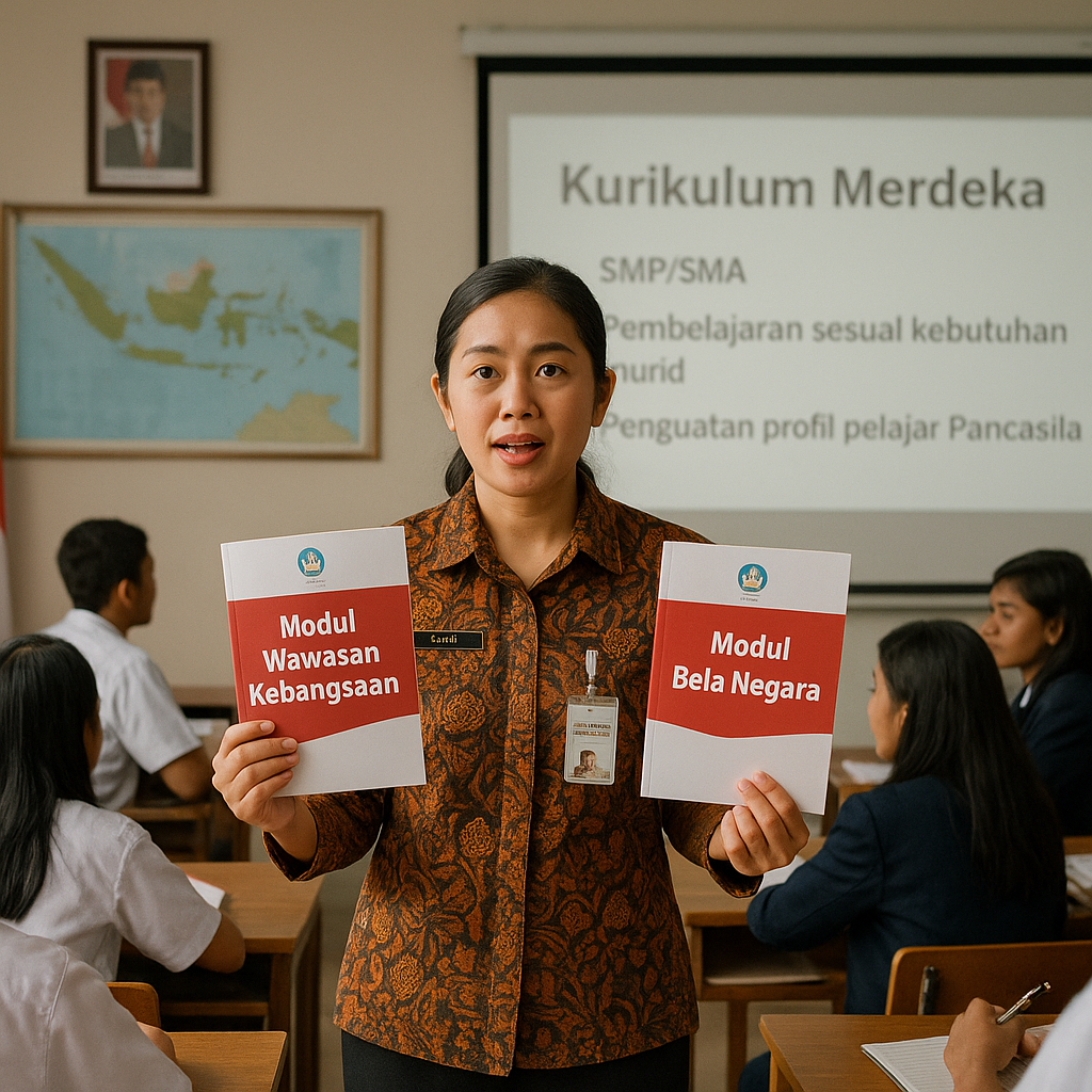 Kurikulum Merdeka Diperkaya Modul Wawasan Kebangsaan dan Bela Negara