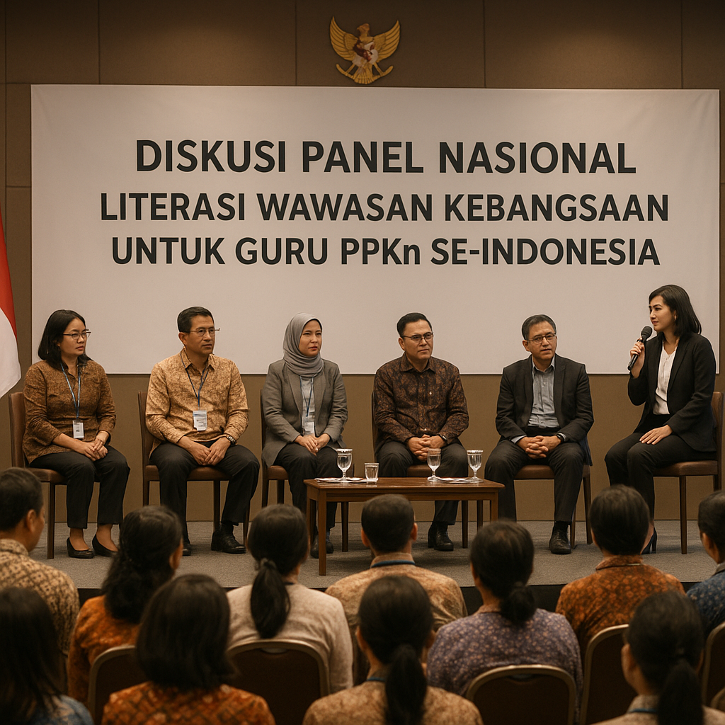Diskusi Panel Nasional: Literasi Wawasan Kebangsaan untuk Guru PPKn Se-Indonesia
