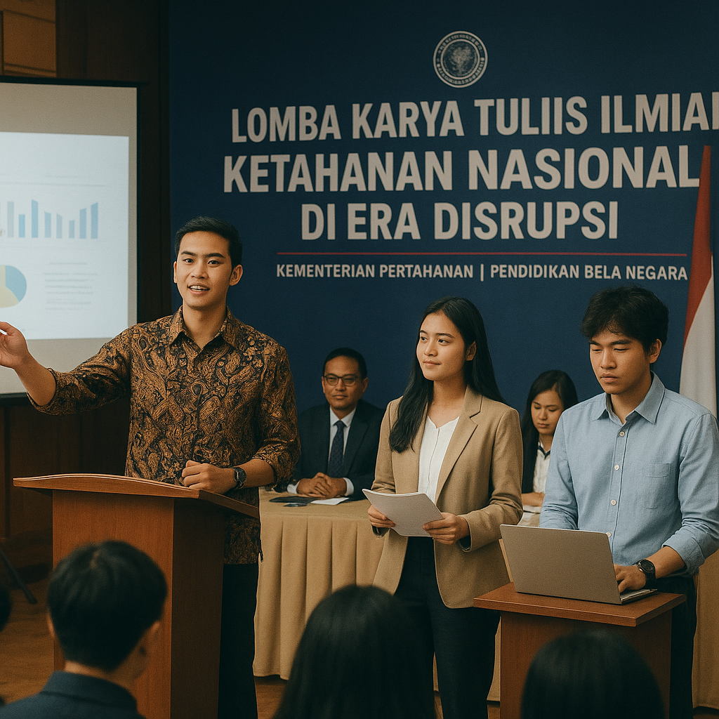 Kemhan Gelar Lomba Karya Tulis Ilmiah Bertema 'Ketahanan Nasional di Era Disrupsi' bagi Mahasiswa