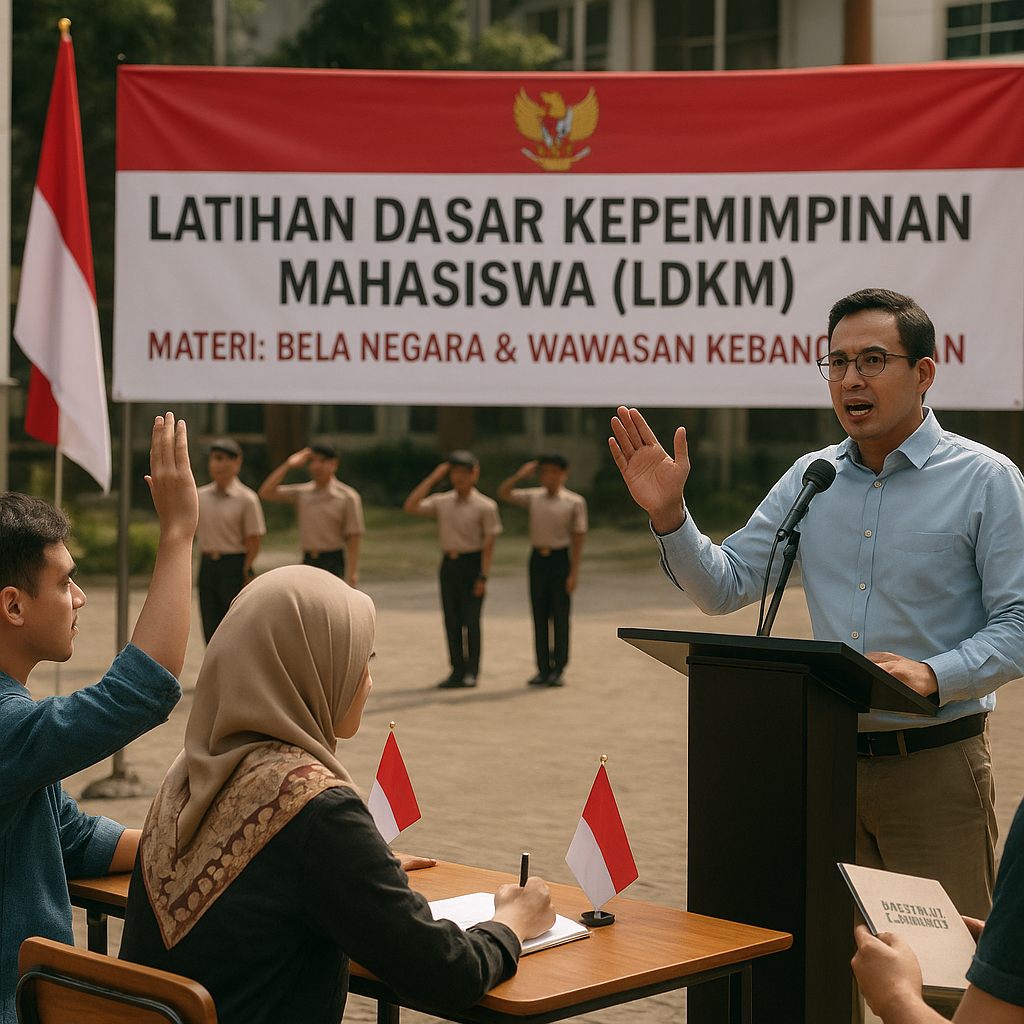 Unhas Gelar Latihan Dasar Kepemimpinan Mahasiswa dengan Materi Bela Negara