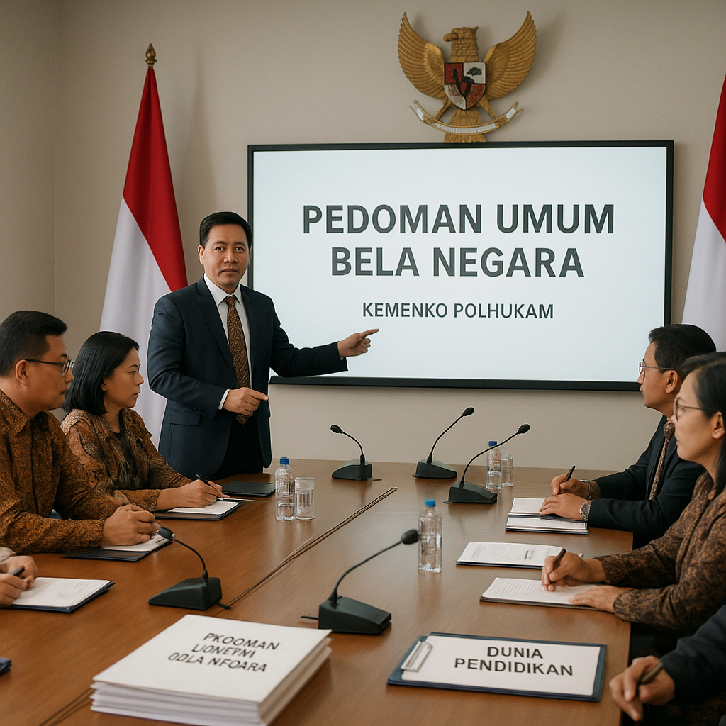 Kemenko Polhukam Bahas Rencana Penyusunan Pedoman Umum Bela Negara bagi Dunia Pendidikan