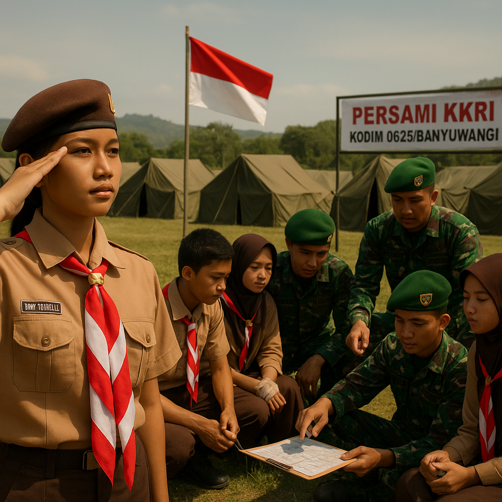 PERSAMI KKRI di Wilayah Kodim 0825/Banyuwangi Jadi Wadah Pembentukan Jiwa Nasionalisme Pelajar