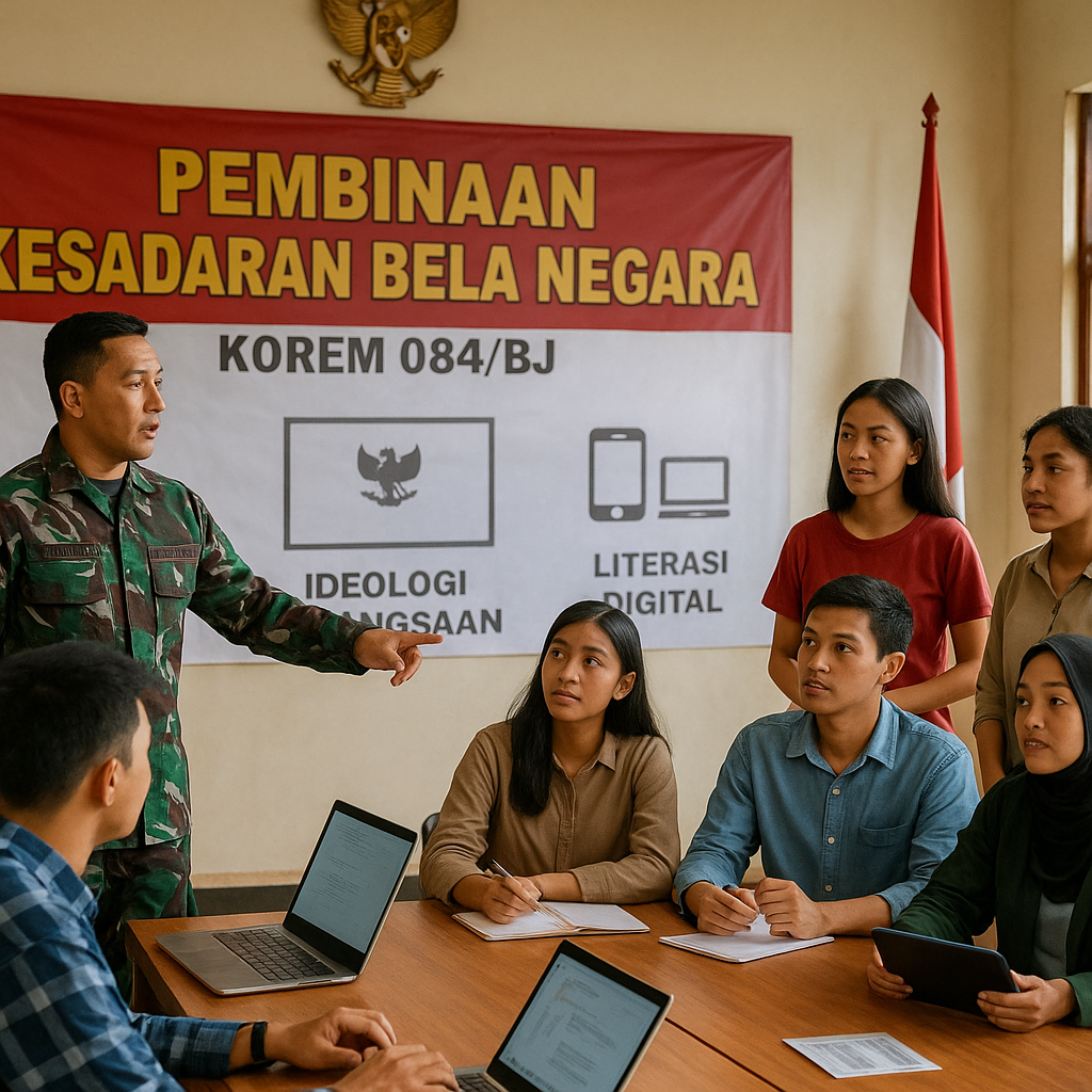 Korem 084/BJ Teguhkan Semangat Bela Negara Bagi Generasi Penerus Bangsa