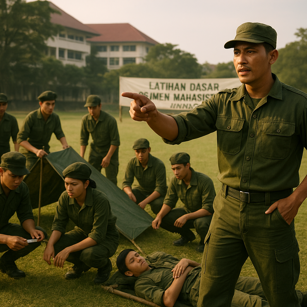 Unnes Gelar Latihan Dasar Resimen Mahasiswa, Fokus pada Leadership dan Survival