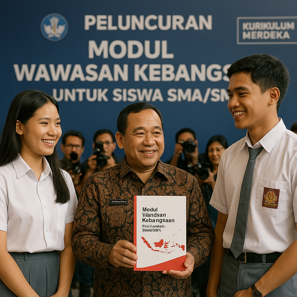 Kemendikbudristek Luncurkan Modul Wawasan Kebangsaan untuk Siswa SMA/SMK
