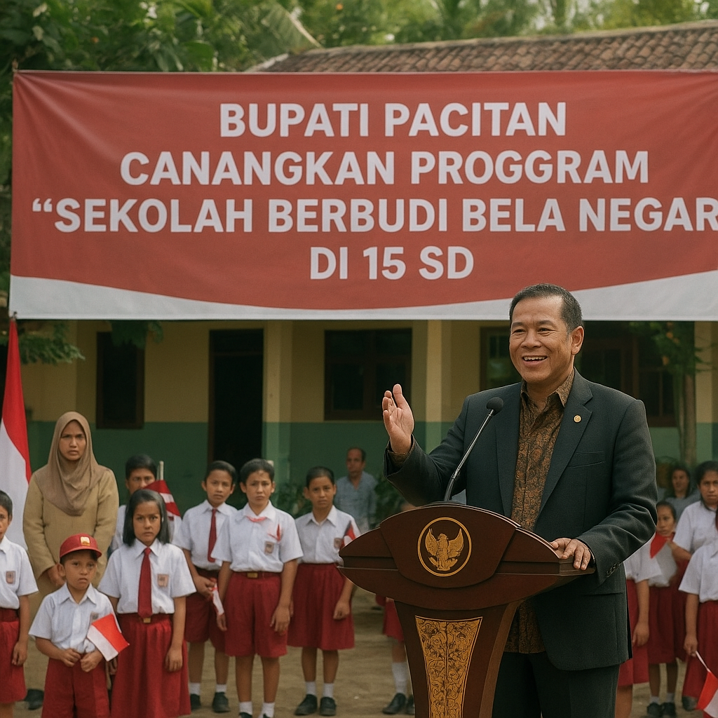 Bupati Pacitan Canangkan Program 'Sekolah Berbudi Bela Negara' di 15 SD