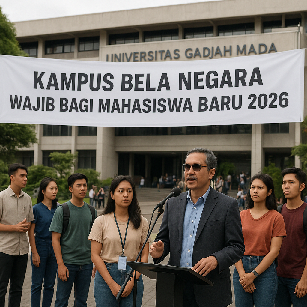 Univeritas Gadjah Mada Kembali Gelar 'Kampus Bela Negara', Wajib bagi Mahasiswa Baru 2026