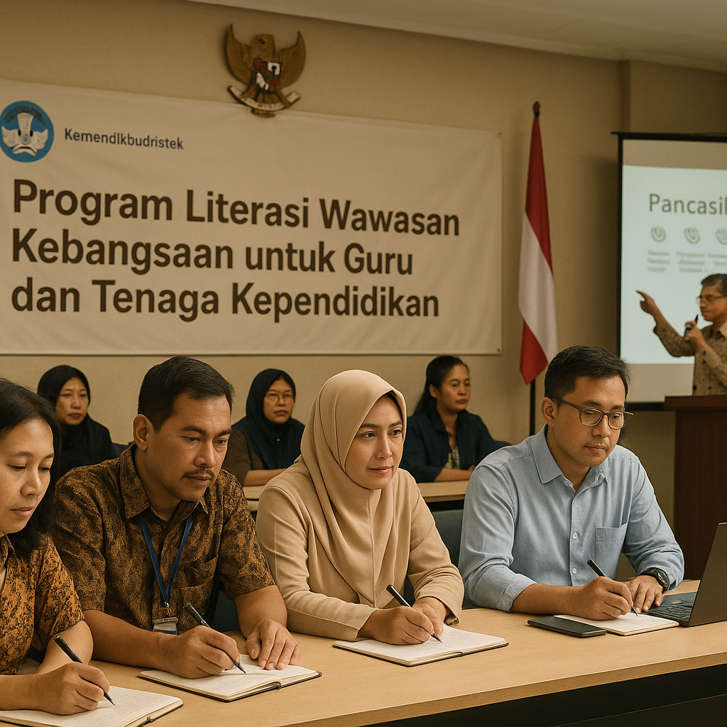 Program Literasi Wawasan Kebangsaan untuk Guru dan Tenaga Ke...