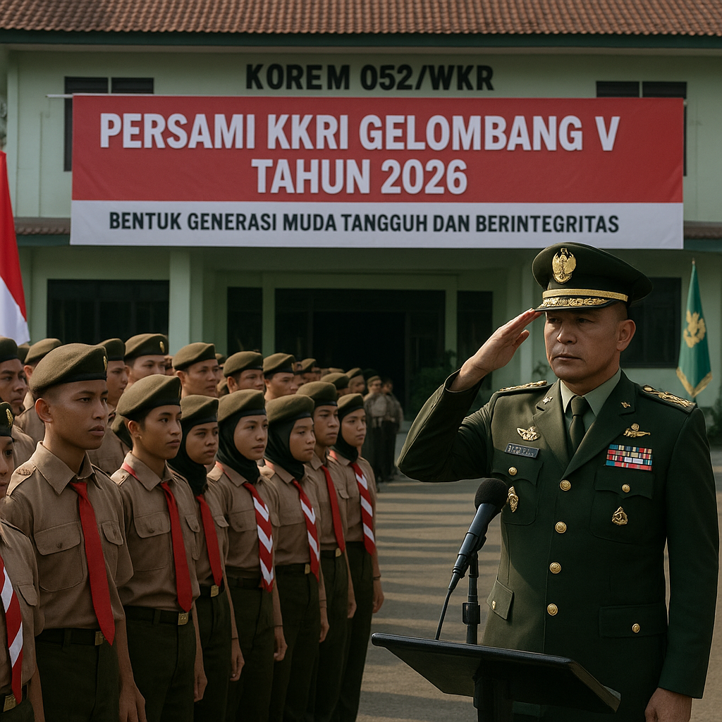 Bentuk Generasi Muda Tangguh dan Berintegritas, Korem 052/WK...