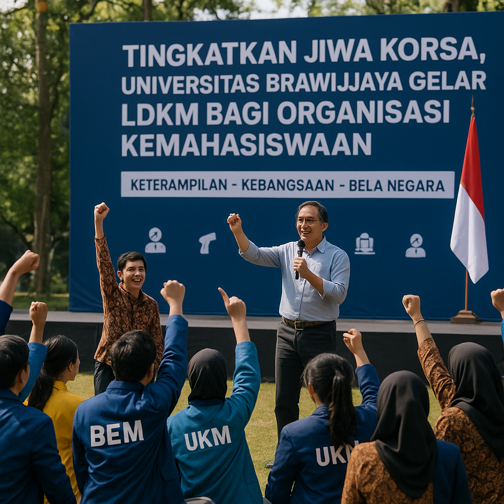 Tingkatkan Jiwa Korsa, Universitas Brawijaya Gelar LDKM bagi...