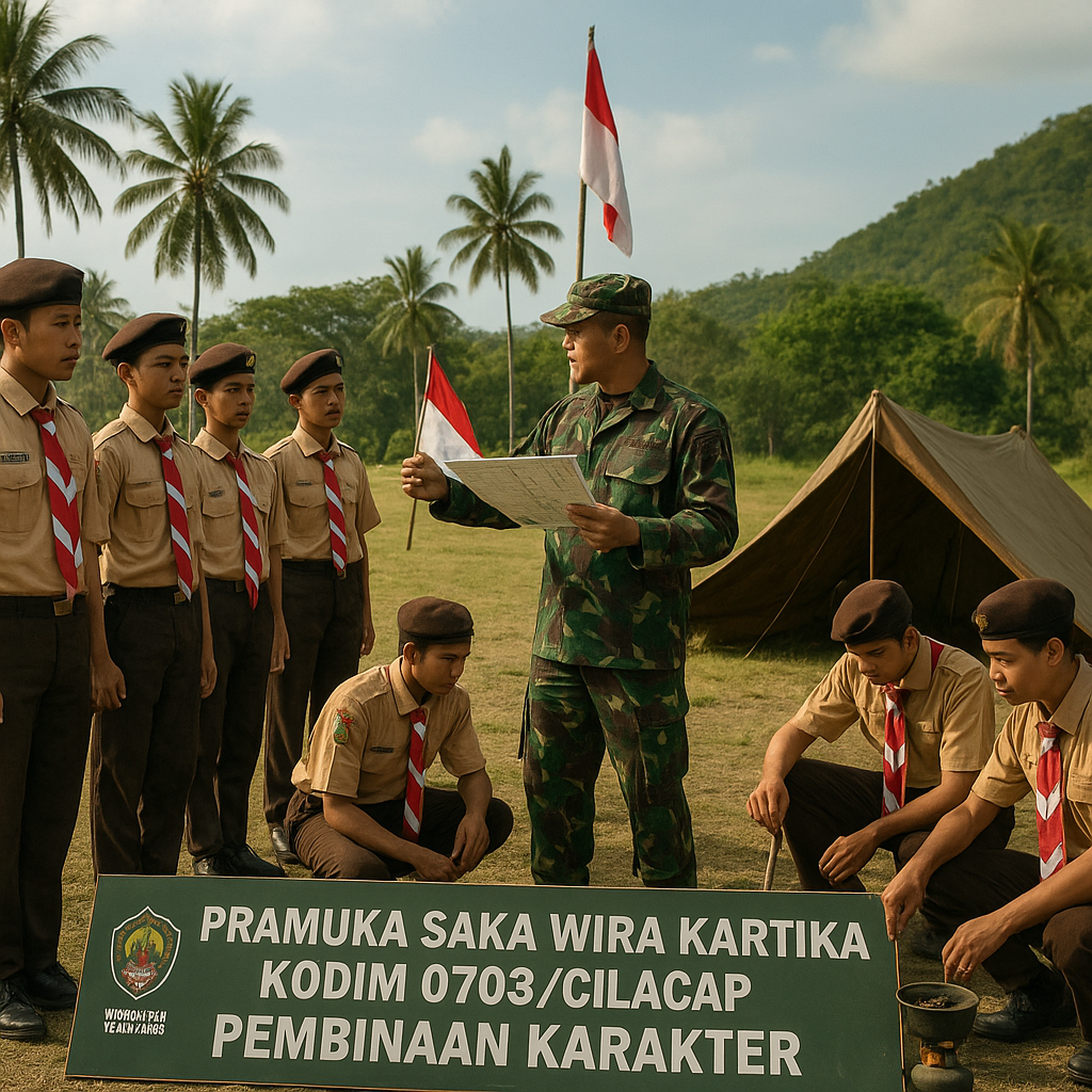 Pramuka Saka Wira Kartika Kodim 0703/Cilacap Kembali Aktifka...