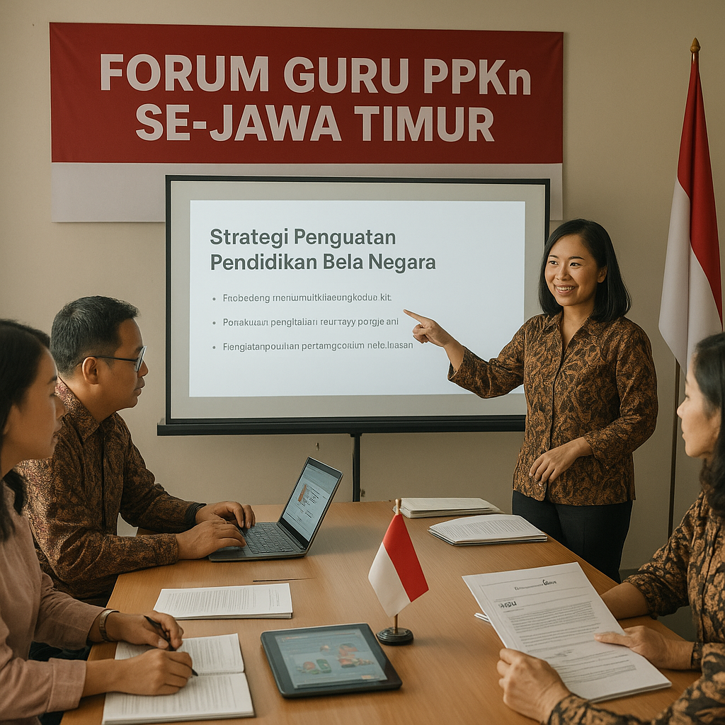 Forum Guru PPKn Se-Jawa Timur Bahas Strategi Penguatan Pendi...