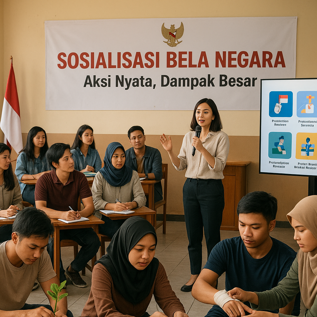Sosialisasi Bela Negara: Aksi Nyata, Dampak Besar
