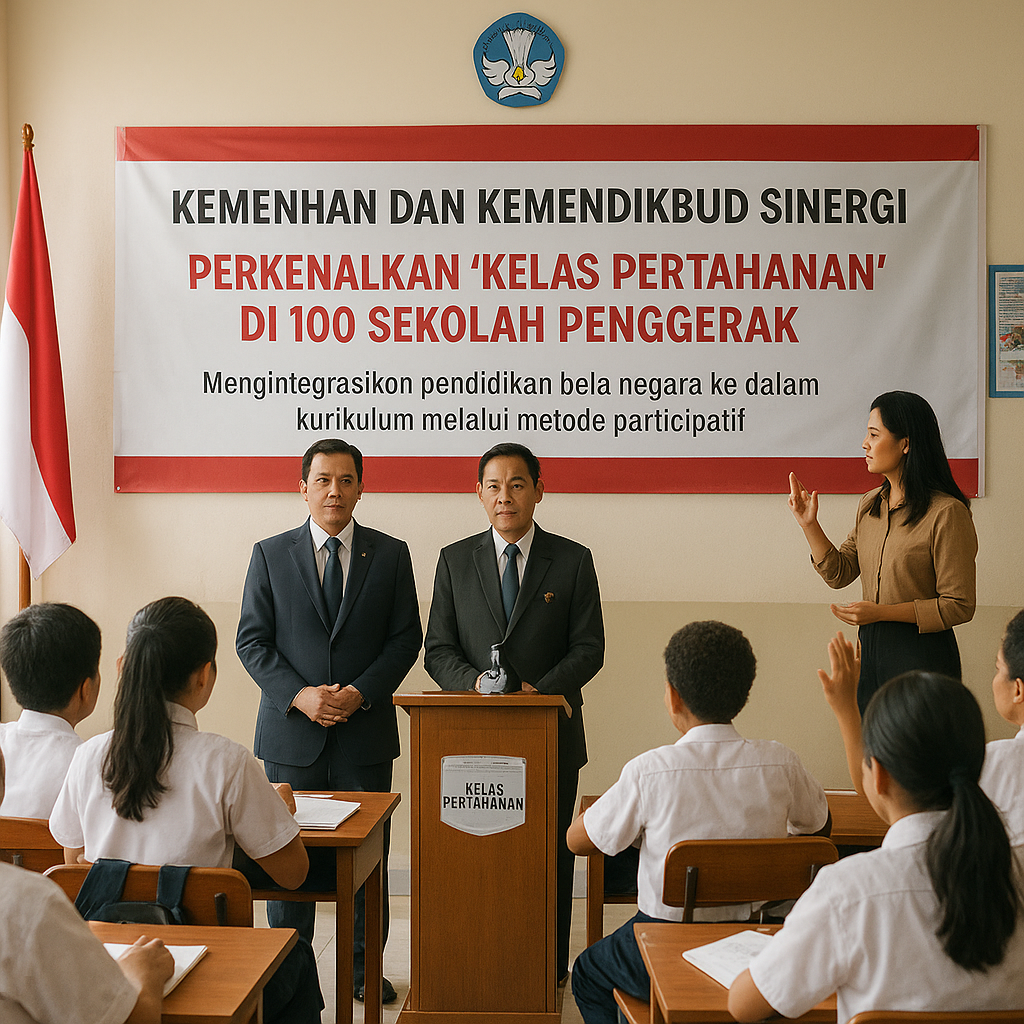 Kemenhan dan Kemendikbud Sinergi, Perkenalkan 'Kelas Pertaha...