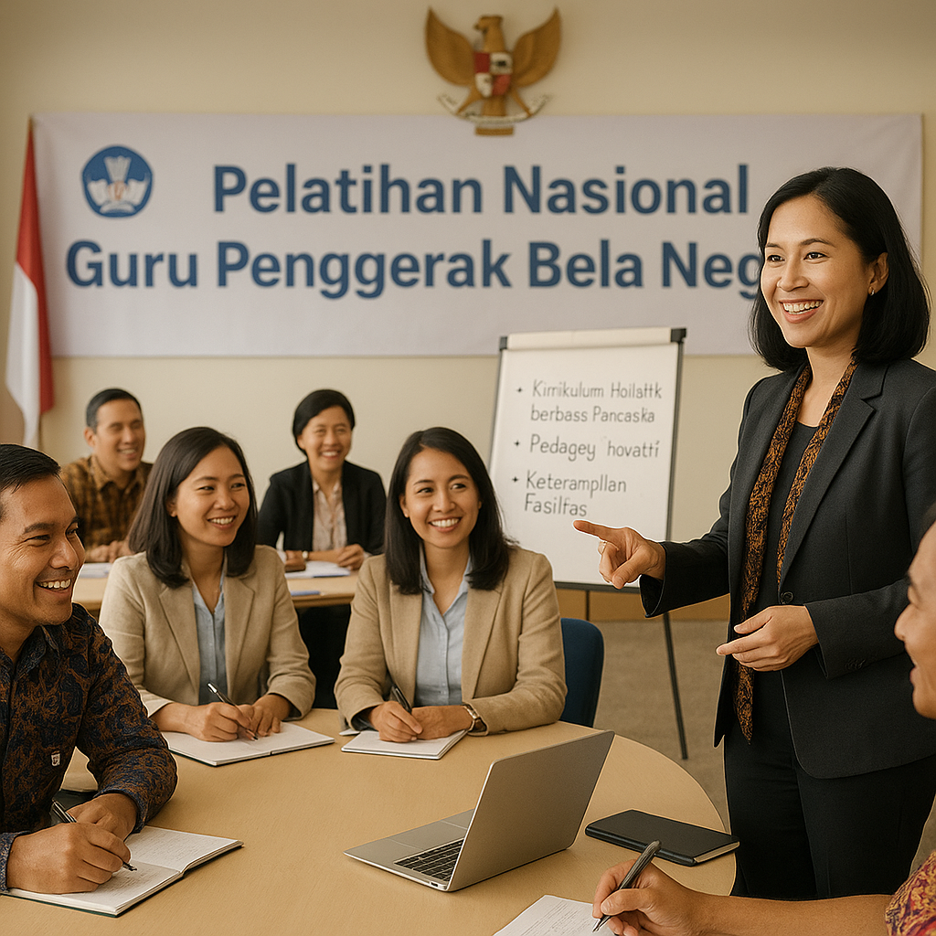 Kemendikbud Gelar Pelatihan Nasional Guru Penggerak Bela Neg...