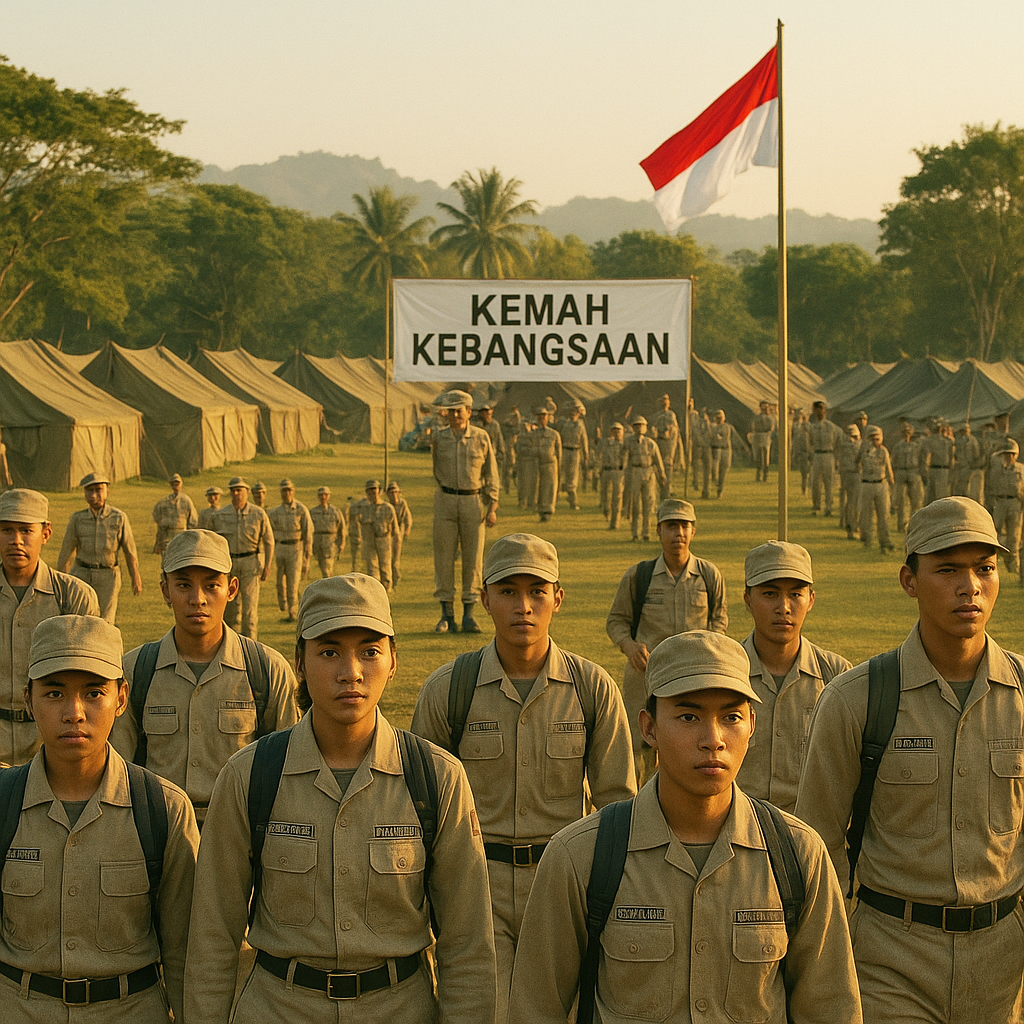Resimen Mahasiswa Selenggarakan 'Kemah Kebangsaan' untuk Tar...