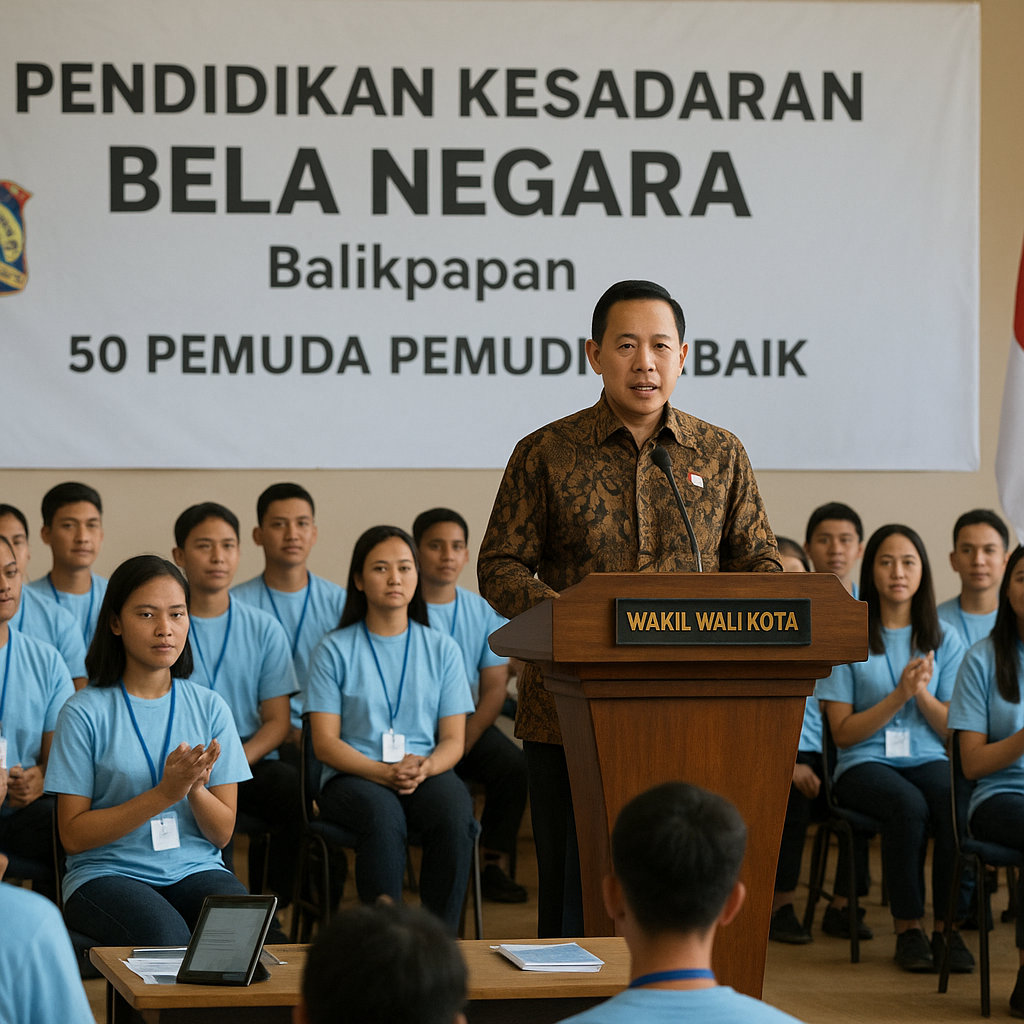 Wawali Balikpapan Buka Pendidikan Kesadaran Bela Negara bagi...