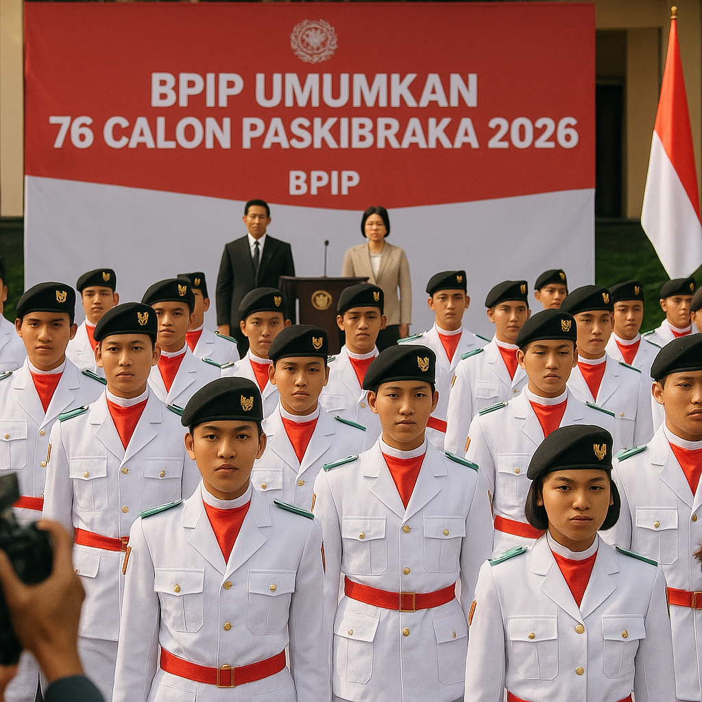 BPIP Umumkan 76 Calon Paskibraka 2026, Wadah Kaderisasi Pemi...