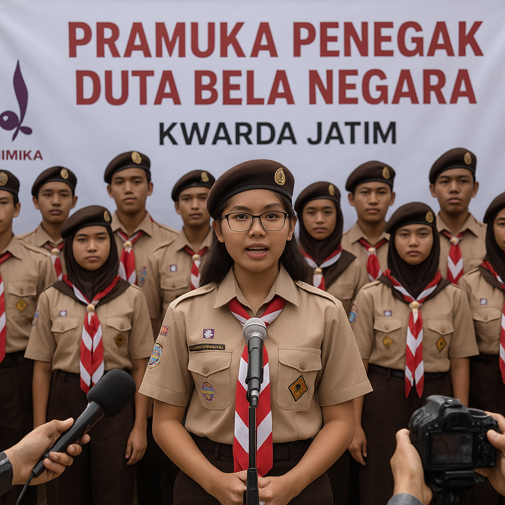 Kwarda Jatim Luncurkan Program Pramuka Penegak Jadi 'Duta Be...