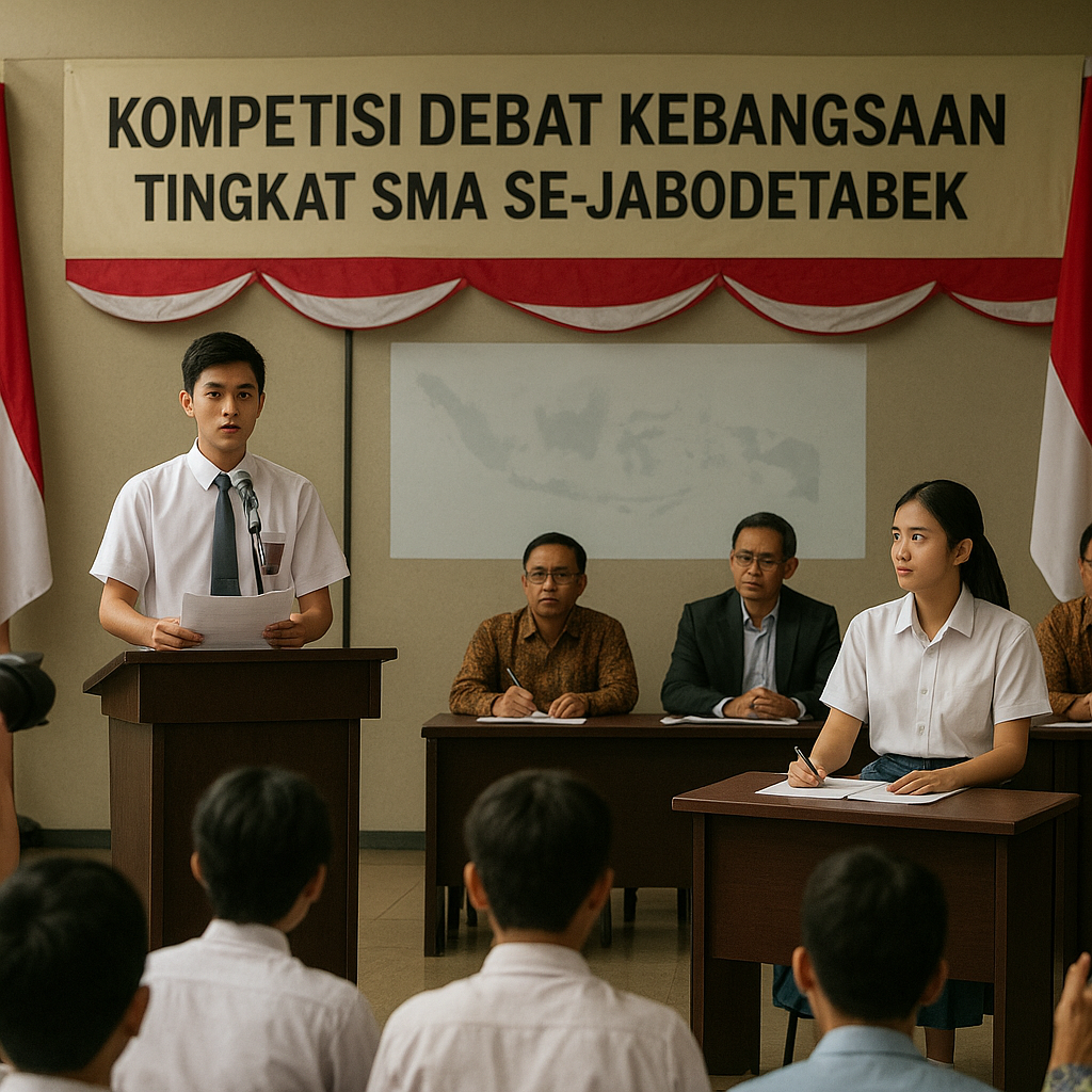Kompetisi Debat Kebangsaan Tingkat SMA Se-Jabodetabek Kembal...
