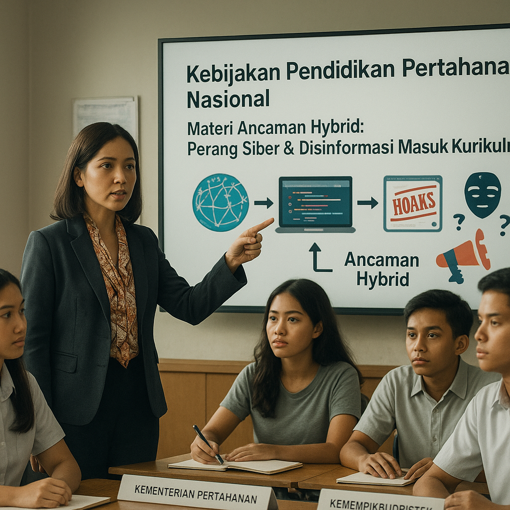 Kebijakan Pendidikan Pertahanan Nasional: Materi Ancaman Hyb...