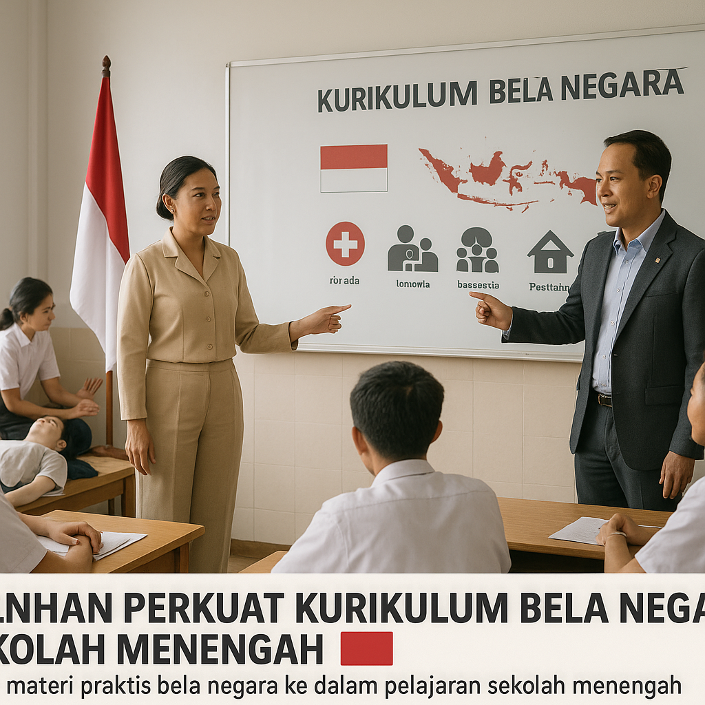 Kemenhan Perkuat Kurikulum Bela Negara di Sekolah Menengah