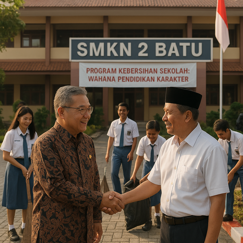 Kadindik Jatim Tinjau SMKN 2 Batu, Apresiasi Lingkungan Seko...