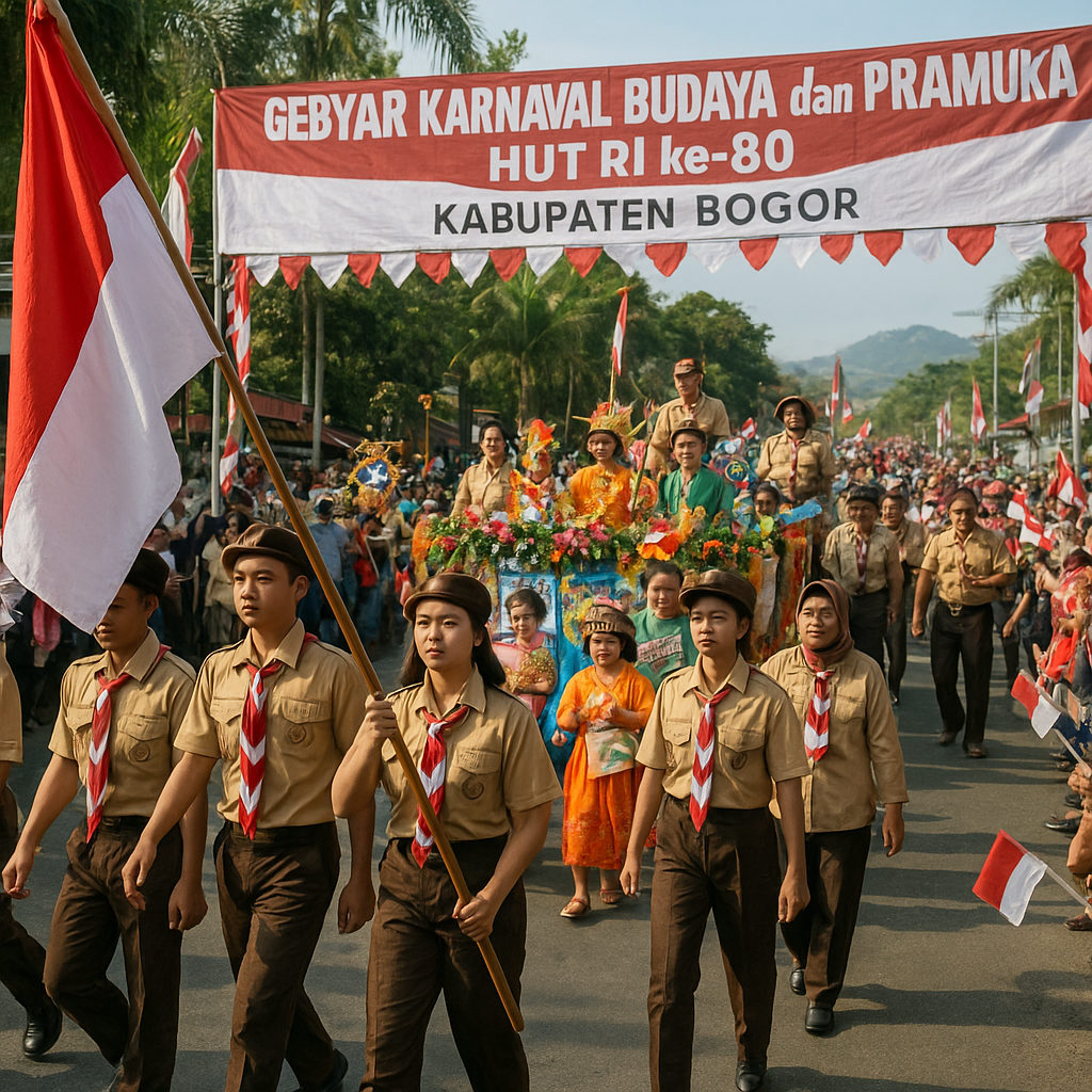 Gebyar Karnaval Budaya dan Pramuka sebagai Puncak Perayaan H...